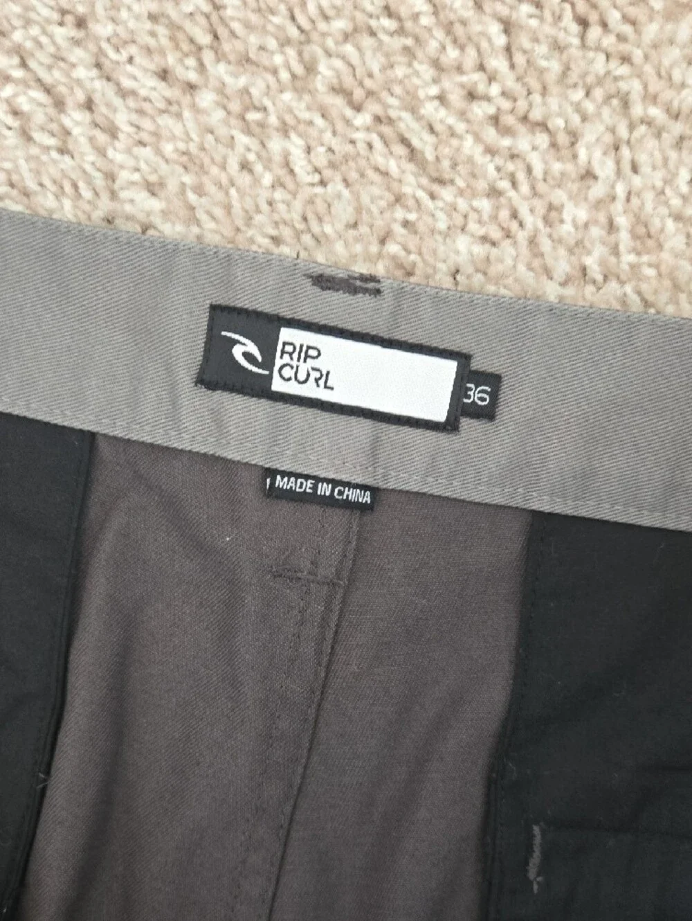 Rip Curl Men's Brown Flat Front Shorts